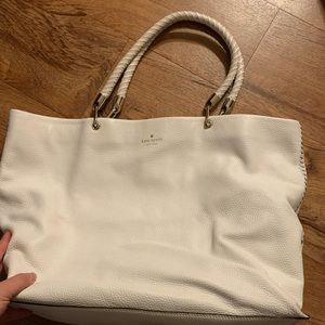 Kate Spade White Oversized Tote